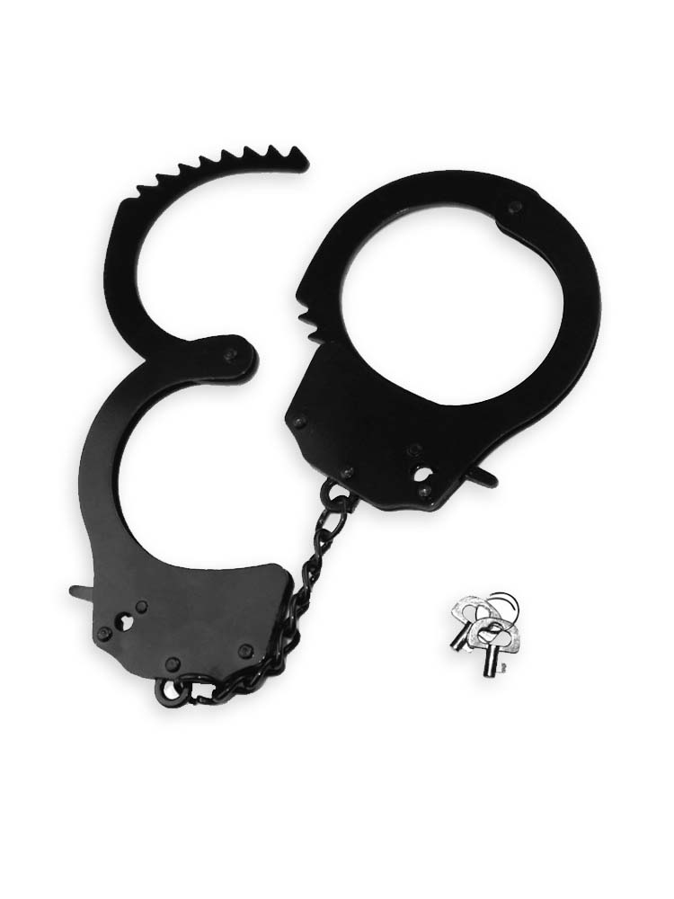 Black Metal Handcuffs & Locks