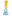 Yellow & Blue Alien Dildo 8 Inch