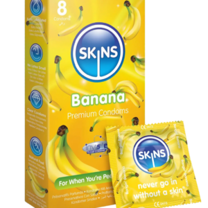 Skins Banana Condoms 8 Pack